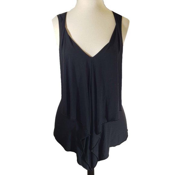 AM Basic Collection Italy ruffle detail flirty top - Picture 1 of 2